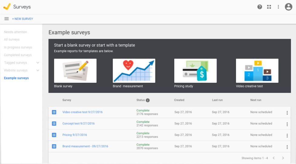 screenshot of Google Marketing Platform